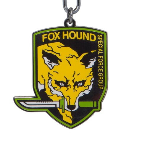 Porte Cles Metal - Metal Gear Solid - Foxhound